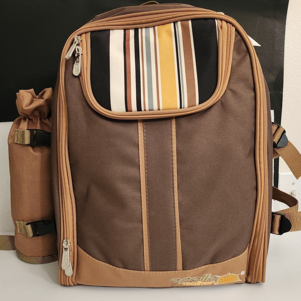 NWT Apollo Walker Picnic Backpack 4 Person Cooler Compartment Wine Bag Blanket